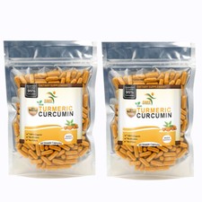 TURMERIC BLACK PEPPER 95% CURCUMIN ANTIOXIDANT 10,000mg EXTRACT 2X 60 CAPSULES picture