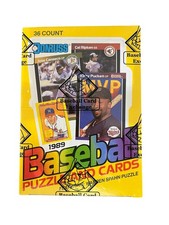 1989 Donruss BBCE FASC (From A Sealed Case) Box, 36 Packs, Possible Ken Griffey picture