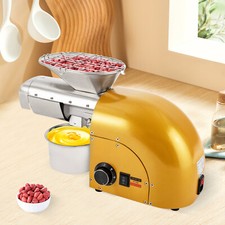 Oil Press Machine Nut Seeds Oil Extractor Beans Expeller Cold & Hot 1800W Home picture