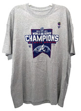 Fanatics Atlanta Braves Locker Room T-Shirt Mens XXL 2021 World Series Champions picture