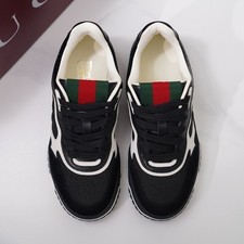 GUCCI RE-WEB Men's Shoes US Size Black White picture