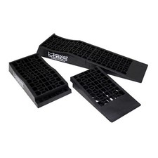 Megan Racing Black Low Profile High Strength Plastic Drive-On Ramps Set of 2 picture