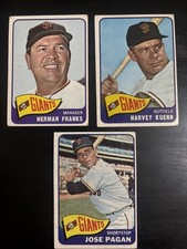 Vintage ⚾️ 1965 Topps ⚾️ San Francisco Giants ⚾️ Lot Of 3 Cards ⚾️ picture