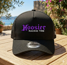 Hoosier Racing Tire Embroidered Trucker Hat Mesh Snapback Adjustable Cap picture