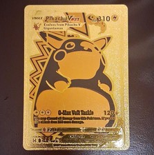 2021 Pokémon Pikachu Vmax Gold Foil HP 310   IN THE USA picture