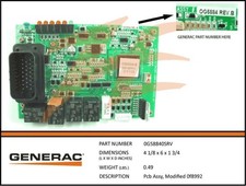 Generac 0G58840SRV PCB Assembly Genuine Generac Part - Revision B picture
