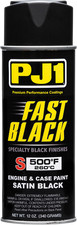PJ1/VHT 16-SAT Satin Black High-Temperature Engine Case Paint Aerosol 12 oz picture