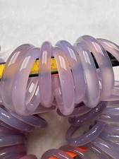 Lady's jade bangle chalcedony Light purple agate bracelet 56mm 58mm 60mm 62mm picture