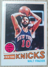 1977-78 Topps Walt Frazier #129 New York Knicks HOF Vintage Basketball Card Raw picture
