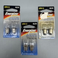 Lot of (6) Energizer 6 VOLT 4 D CELL Lantern Flashlight Bulbs 4.8 v Volts 0.75A picture
