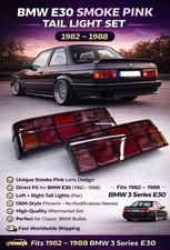 Smoke Pink Rear Tail Light Taillight Rear Lamp for Bmw E30 Early 83-88 picture