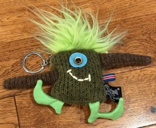 Skrimsli Icelandic Wool Monster Unique Plush Handmade Iceland Keychain NWT picture