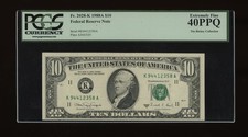 DBR 1988-A $10 FRN Dallas Fr. 2028-K PCGS XF-40 PPQ Serial K94412358A picture