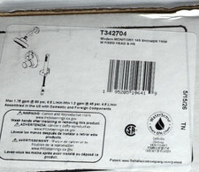 Delta T342704 Modern 14 Series Shower Trim w/ Hand Shower Chrome NEW picture