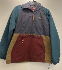 LL Bean Mountain Classic Anorak Jacket Womens Small Petite Pullover Primaloft picture