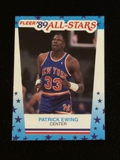 1989-90 Fleer - All-Stars Stickers Patrick Ewing #7 picture