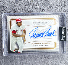 2024 Topps Definitive Collection - Legendary Autographs Auto Johnny Bench /25 picture