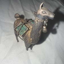 Sterling Silver (marked 925) Peruvian Llama Figurine picture