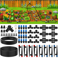 200FT Quick-Connect Drip Irrigation System | Automatic Irrigation Kit with 40FT picture