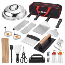 PARGRILL 128PC Griddle Accessories Kit Flat Top Grill Accessory Set Grilling Set picture