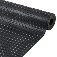Garage Floor Mat PVC Rubber 2.8mm Waterproof Non-Slip 4x6 to 7.8x22 ft Indoor picture