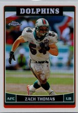 2006 Topps Chrome #26 Zach Thomas Refractors picture