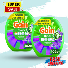 [FASH SALE] Gain Flings Laundry Detergent Pacs Moonlight Breeze 102 Ct 2 Pack picture