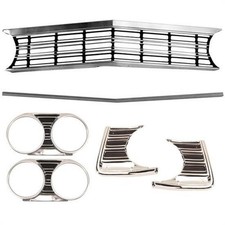 1967 Chevelle SS Grill Kit, 6 Piece picture