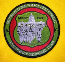 Metropolitan Police DC Emergency Response Team ERT Patch MPDC Large 5” New picture