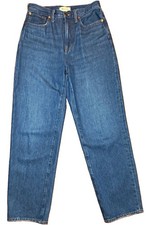 Madewell Women’s High Rise Straight Jeans Blue Medium Wash Denim 5-Pocket 28 picture