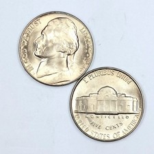 1946 D UNCIRCULATED JEFFERSON NICKEL CHOICE TO GEM BU picture