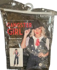 Karnival Costumes 1920s Gangster Girl Mob Boss Women S Costume X-Small 2-4 picture