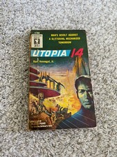 Vtg Utopia 14 (Player Piano by Kurt Vonnegut first paperback edition Bantam 1954 picture