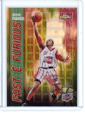 Steve Francis Fast and Furious Refractor 2001-02 Topps Chrome #FF01 picture