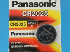 PANASONIC  CR2025  LITHIUM 3V  BATTERY 1 Pc  Exp.2033 picture