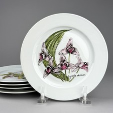 Set of 5 Bernardaud Limoges Histoires d'Orchidées 8.5