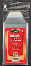 Cardboard Gold PSA Perfect Fit Graded Card Sleeves with Logo Pack of 50 CBG picture