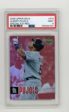 2006 Upper Deck Albert Pujols #419 Special F/X Red /50 PSA 9 MINT (G) picture