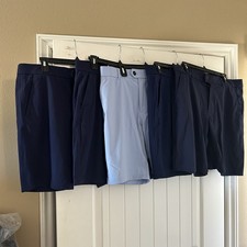 Lot Of 5 Greyson Montauk Performance Shorts Golf Chino Stretch Mens Size 34 picture
