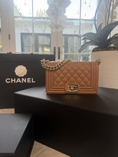 BNIB Chanel Caviar Boy Small Caramel Brown Bag (Retail $6900 ++ tax) picture