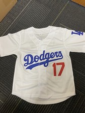 DODGERS JERSEY SHIRT #17 OHTANi KIDS ’ SIZE 10/12 *BRAND NEW* picture