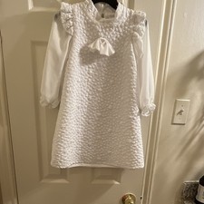 Shein Girls White Dress - Preowned - US 5 picture