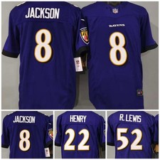 Tariffs​ Free  BAL Ravens F.U.S.E Purple Sewn Stitched Jersey. picture