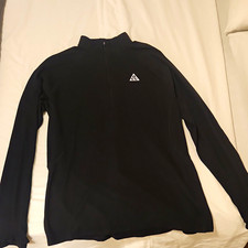 Nike ACG Dri-FIT Men’s Black 1/4 Zip Mock Neck Long Sleeve Top Size M picture