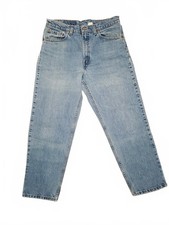 Vintage Levis 550 Relaxed Fit Light Wash Denim Jeans Mens W34 L29 USA picture