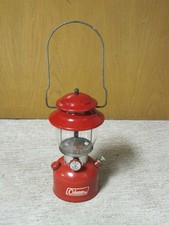 Vintage Coleman Red 200A Single Mantle Lantern Dated 2/73 Pyrex Globe Untested picture