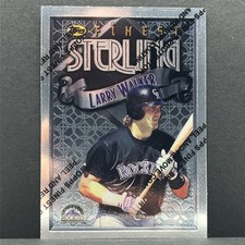 1996 Topps Finest Larry Walker Sterling Refractor W/ Coating #302 Rockies picture
