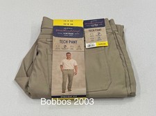 Weatherproof Vintage Men's Flex Waist Straight Fit Tech Pants, Tan, Size 32X30 picture