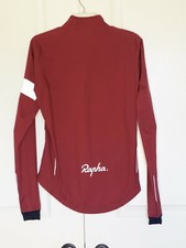 NWOT RAPHA 'PRO TEAM' BURGUNDY 100% NYLON ROAD CYCLING WINDBRAKER JACKET SIZE:S  picture