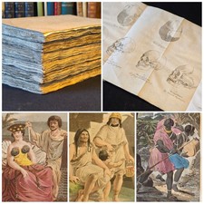1835-6 TRAVEL De mensch zoo als hij voorkomt HAND COLOURED PLATES Dutch 2nd Ed picture
